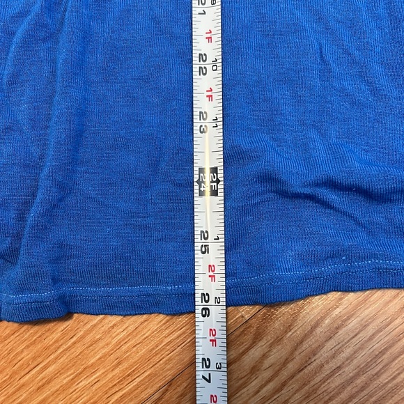 ❤️TODAY ONLY Sleepy Central Perk Little Heart Turtleneck Dress Medium Blue B114 - Picture 7 of 9